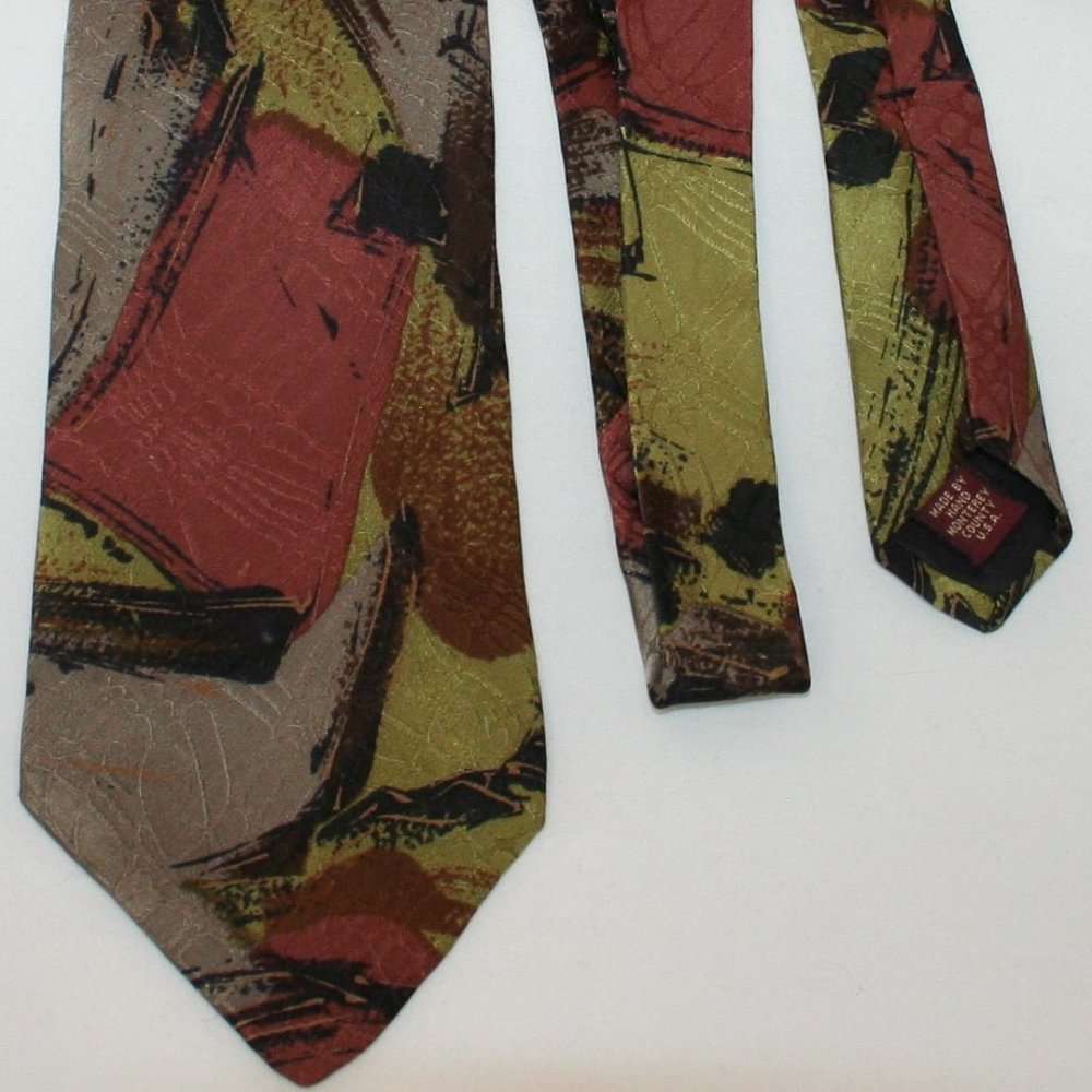 Monterey County-by-the-Sea Hand Sewn Silk Tie
